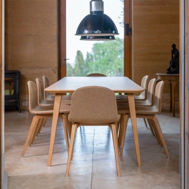 Liquidacion mesa de comedor Bob roble 140x80