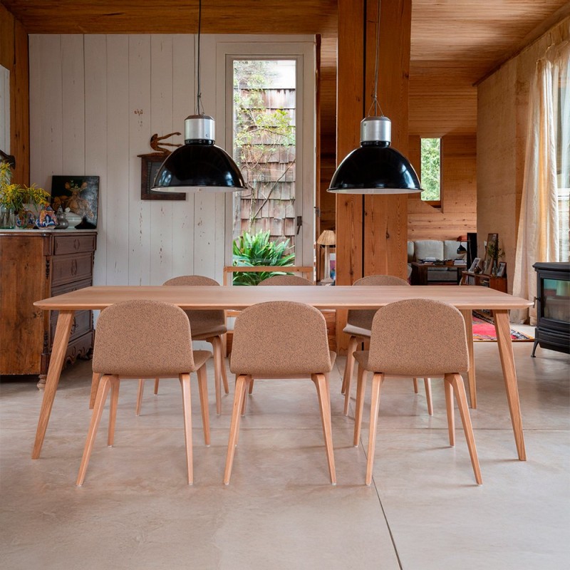 Liquidacion mesa comedor Bob roble 140X80 cm