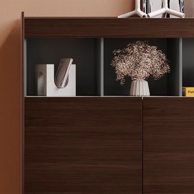 Aparador alto Chelsea 123 cm con patas metalicas cm RP108