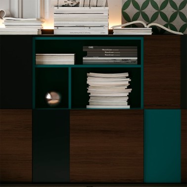 Aparador con estante central Queens  183 cm cm RP114