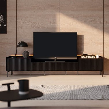 mueble de tv 243 cm con luz