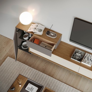 Composicion modular suspendida para salon ZOOM 502