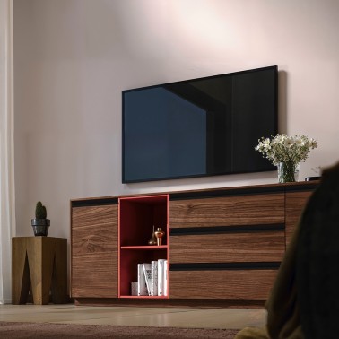 Mueble de Tv 2 puertas y 3 cajones Med 61