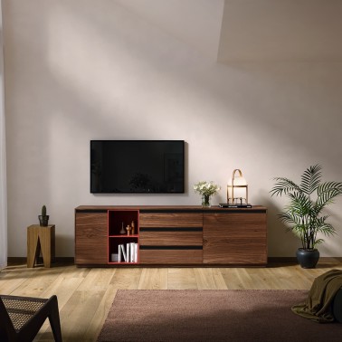 Mueble de Tv 2 puertas y 3 cajones Med 61