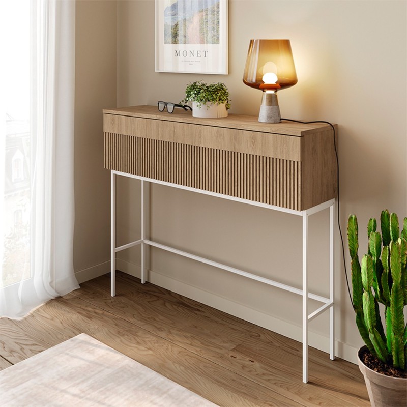 Consola con 1 puerta abatible Welcome ancho 88 cm