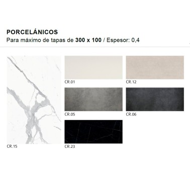 Mesa de comedor extensible de porcelanicoa Amber de Rodri Diseño