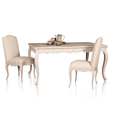 MESA COMEDOR RECTANGULAR EXTENSIBLE COURCHEVEL 160x110