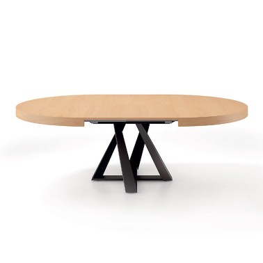 MESA REDONDA EXTENSIBLE DE MADERARIFE DE RODRI DISEÑO