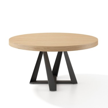 MESA REDONDA EXTENSIBLE DE MADERARIFE DE RODRI DISEÑO