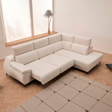 Sofa chaisselongue terminal con asientos deslizantes Munich