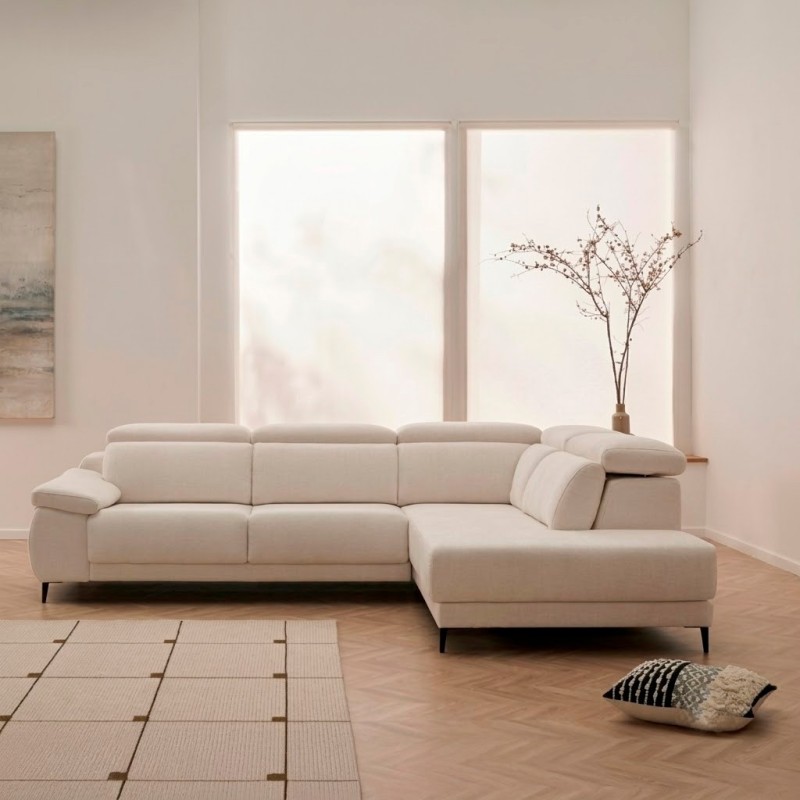 Sofa chaisselongue terminal con asientos deslizantes Munich