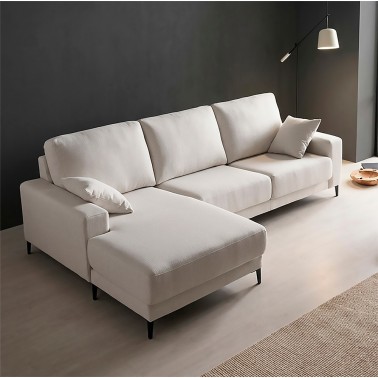 Sofa fijo con chaisselongue Oslo