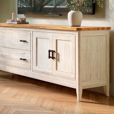 MUEBLE DE TV 2 PUERTAS Y 2 CAJONES GENOVA