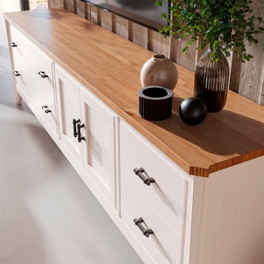 MUEBLE DE TV 2 PUERTAS Y 4 CAJONES GENOVA