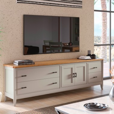 MUEBLE DE TV 2 PUERTAS Y 4 CAJONES GENOVA