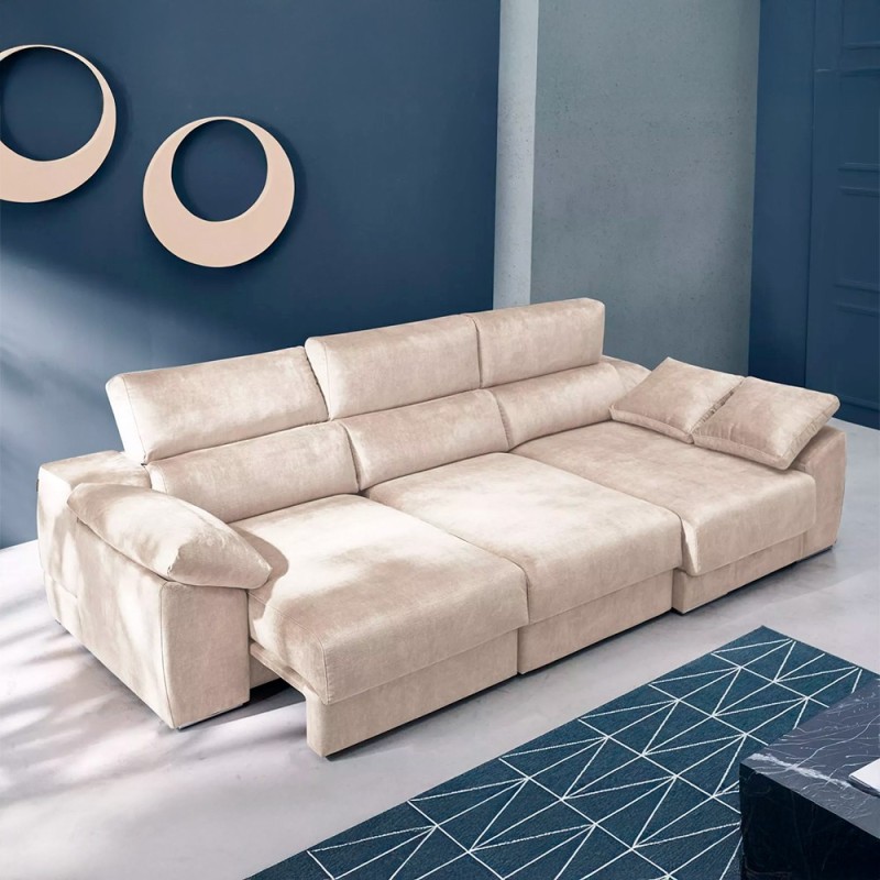 SOFA DESLIZANTE CON CHAISELONGUE CON ARCON ANKOR