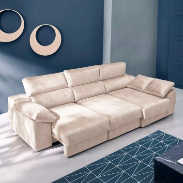 SOFA DESLIZANTE CON CHAISELONGUE CON ARCON ANKOR