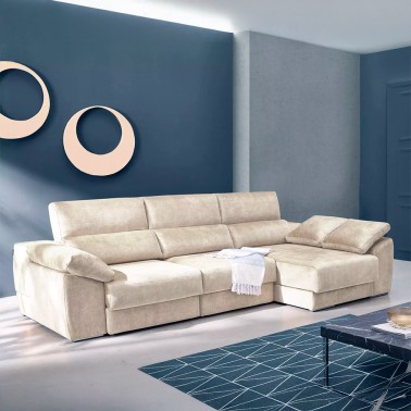 SOFA DESLIZANTE CON CHAISELONGUE CON ARCON ANKOR