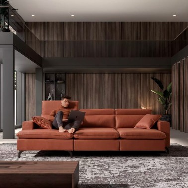 SOFA DESLIZANTE CON CHAISELONGUE ANTIA
