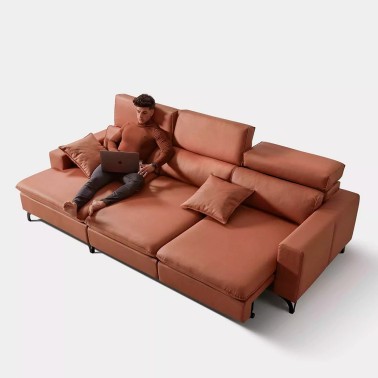 SOFA DESLIZANTE CON CHAISELONGUE ANTIA