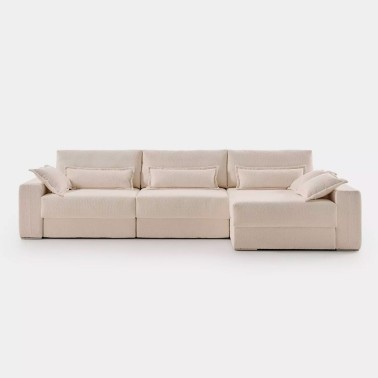 SOFA DESLIZANTE CON CHAISELONGUE ARES