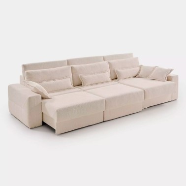 SOFA DESLIZANTE CON CHAISELONGUE ARES