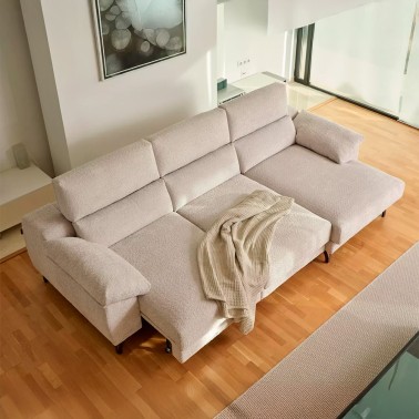 SOFA DESLIZANTE CON CHAISELONGUE CON ARCON AVALON