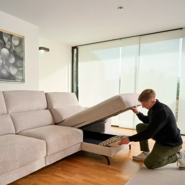 SOFA DESLIZANTE CON CHAISELONGUE CON ARCON AVALON