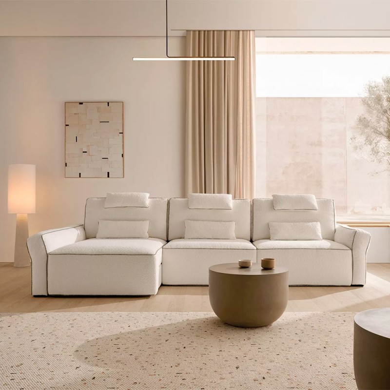 SOFA DESLIZANTE PLUS MANUAL CON CHAISELONGUE GRAVITY ELECTRICA RANDI