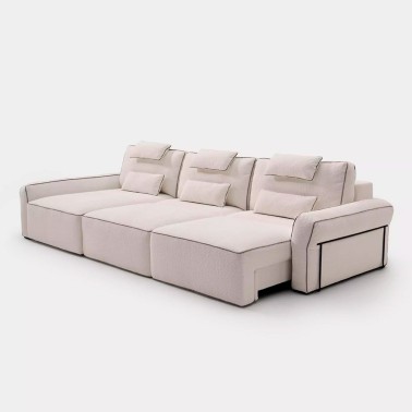 SOFA DESLIZANTE PLUS MANUAL CON CHAISELONGUE GRAVITY ELECTRICA RANDI