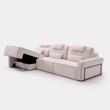 SOFA DESLIZANTE PLUS MANUAL CON CHAISELONGUE GRAVITY ELECTRICA RANDI