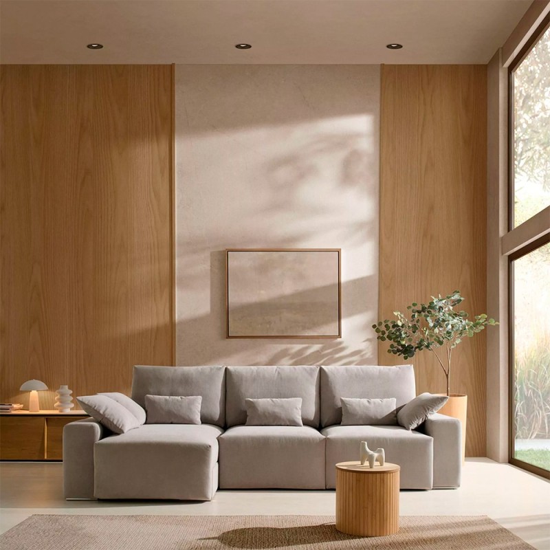 SOFA DESLIZANTE BANDEJA DE ARRASTRE CON CHAISELONGUE LAYA