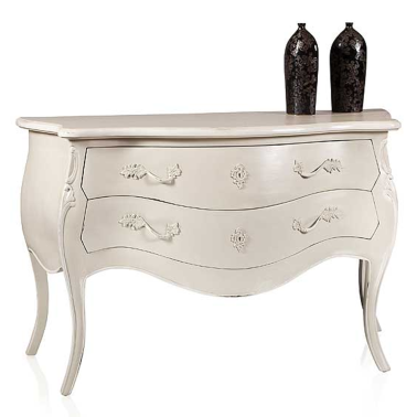 Comoda clasica blanca Ivana