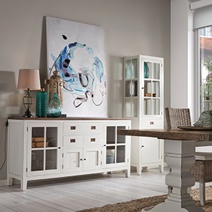 Mueble auxiliar de cocina, aparador para salón, cocina, pasillo, 60 x 34 x  75 cm, color gris
