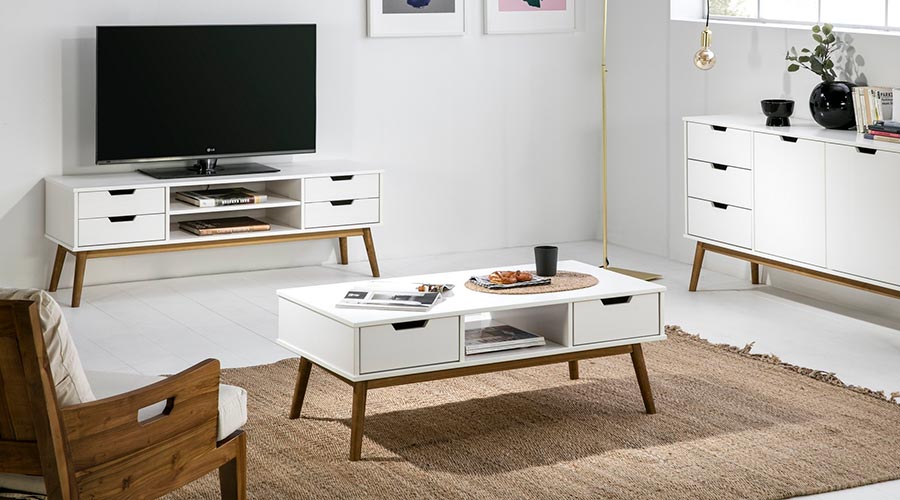 Mueble de televison de estilo nordico