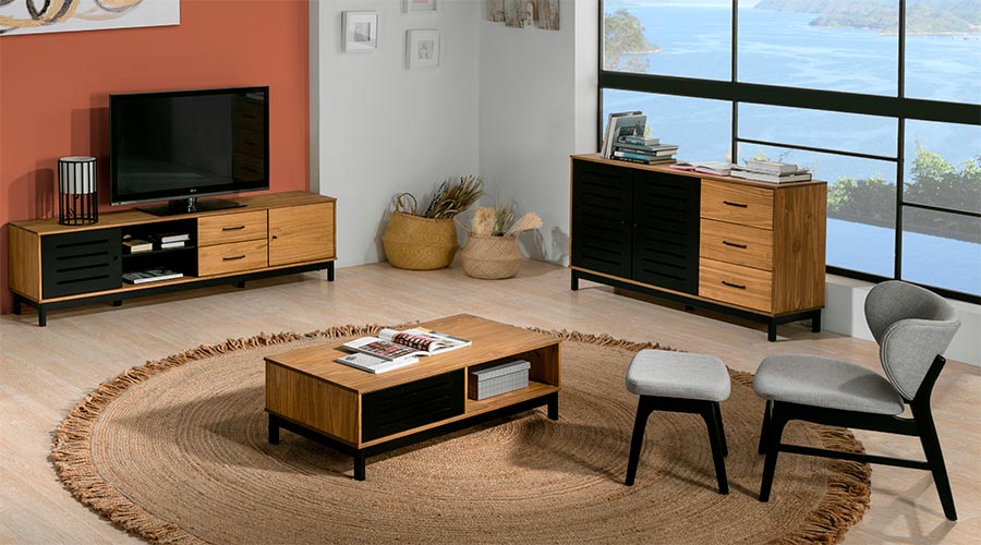 Muebles de TV de estilo industrial