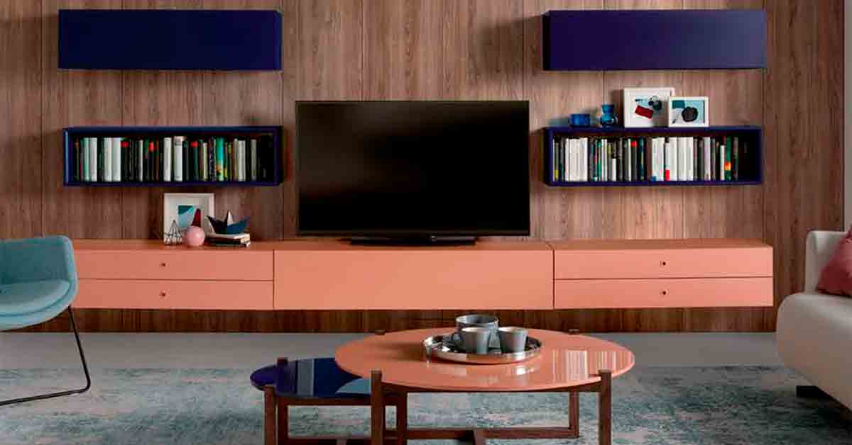 Mueble de Tv de colores