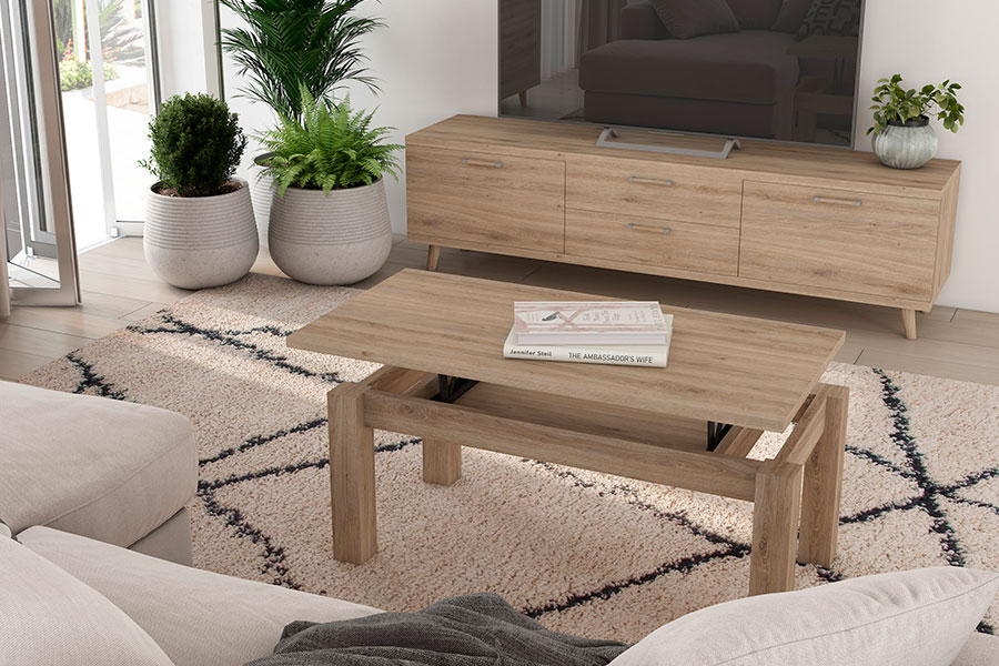 mesa de centro elevable