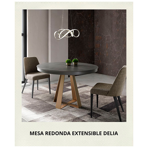 Mesa redonda extensible DELIA