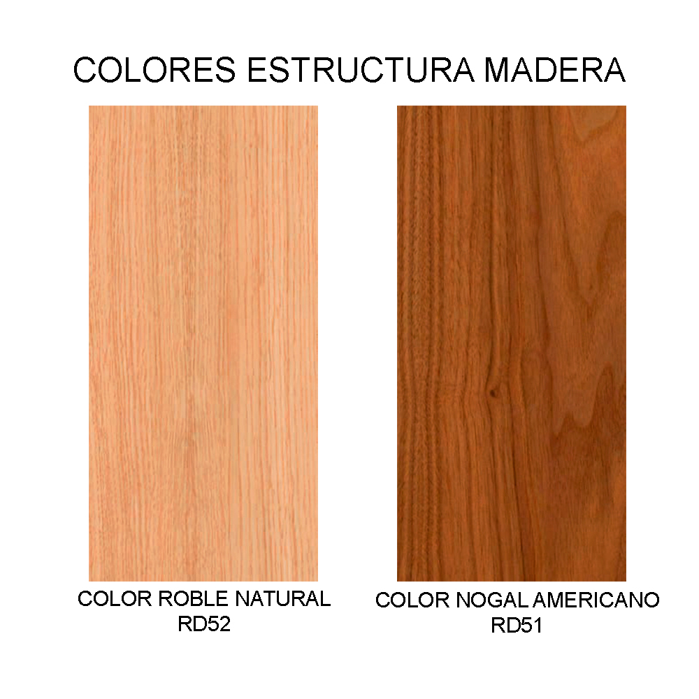 Acabados estructura sillas madera