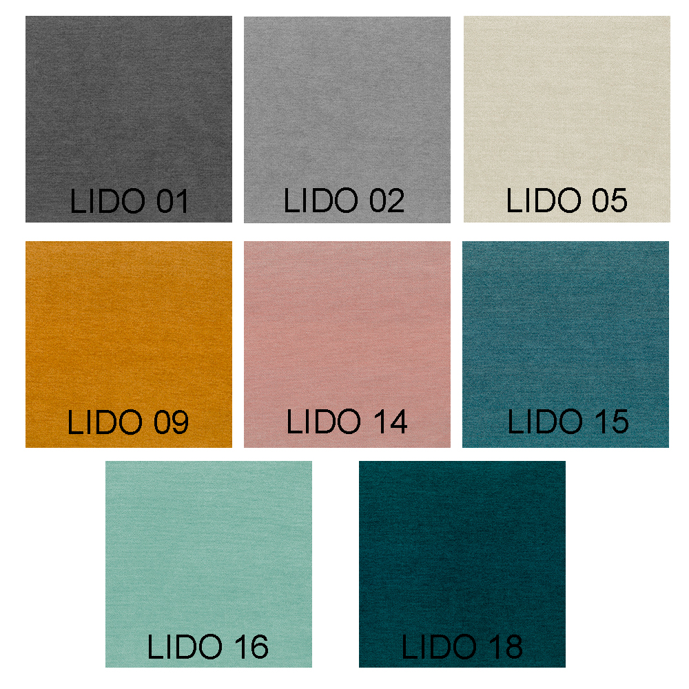 Colores tapizado tela Lido silla Lara