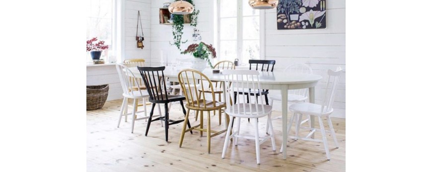 Como combinar sillas comedor diferentes