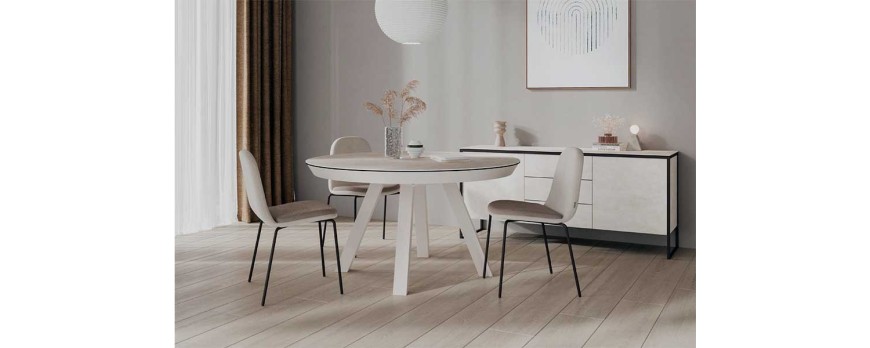 ¿Cuándo es recomendable poner una mesa de comedor redonda?