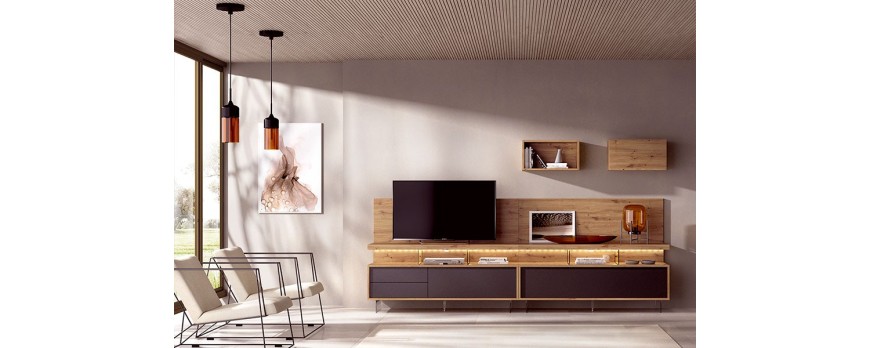 Ideas para integrar el mueble de TV en la decoración de tu salón y lograr un espacio armonioso