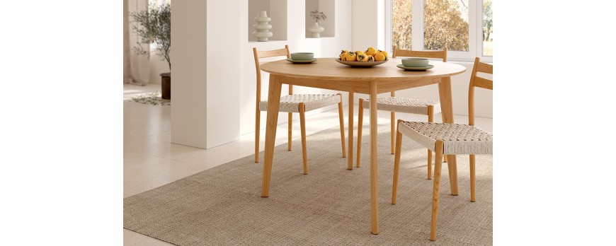 Cómo decorar un comedor con mesas redondas