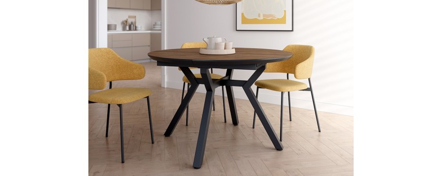 Cómo elegir las mejores sillas para tu mesa redonda extensible