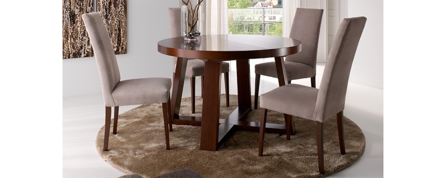 MESAS REDONDAS: LA MEJOR SOLUCION PARA EL COMEDOR