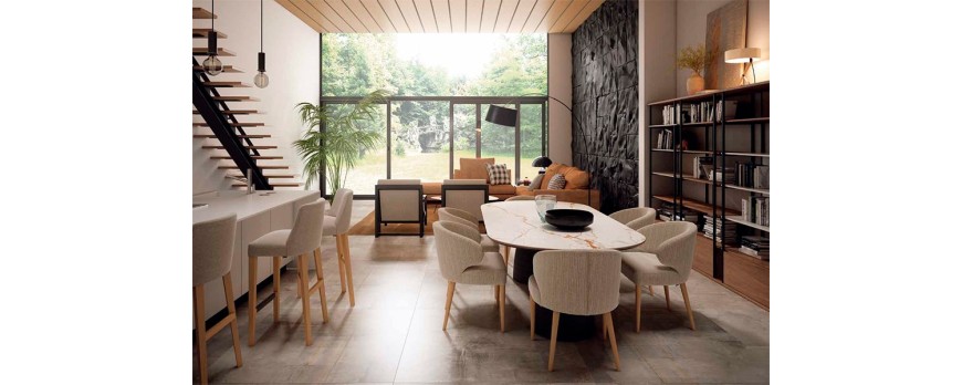 Cómo distribuir los muebles del comedor para ganar espacio