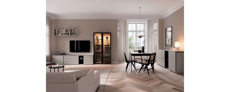 Soluciones de almacenamiento para un salón abierto