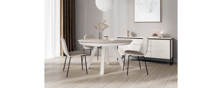 Factores clave para integrar una mesa redonda extensible en tu hogar